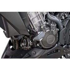 Posuvníky rámu PUIG R12 7057N čierny s šedou gumou