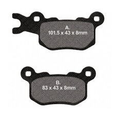 Brzdové obloženie EBC FA685TT