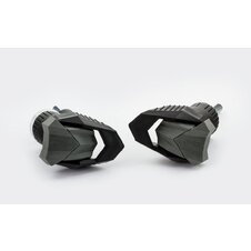 Posuvníky rámu PUIG R19 3538N čierny s šedou gumou