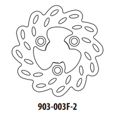 Brzdový kotúč GOLDFREN 903-003F-2 predné 155 mm