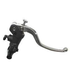 Radial brake master cylinder ACCOSSATO 19 x 19 with fixed lever,silver