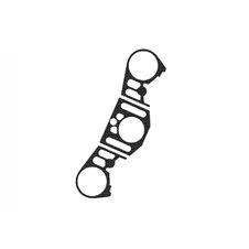 Ochranné nálepky na "okuliare" PUIG NAKED 7390U sivá