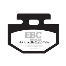 Brzdové obloženie EBC SFA176