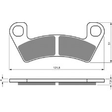 Brzdové obloženie GOLDFREN 409 AD  STREET