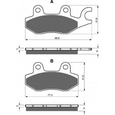 Brzdové obloženie GOLDFREN 332 AD