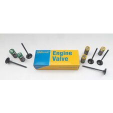 Sada výfukových oceľových ventilov AOKI 31.3408-1 S pružinami (2ks)