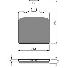 Brzdové obloženie GOLDFREN 083 S3