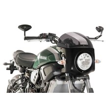 Plexi na motorku PUIG SEMI-FAIRING 9187F karbónový vzhľad tmavá dymová