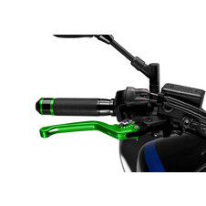 Páčka brzdy bez adaptéra PUIG 3.0 120VP dlhé zeleno/strieborná