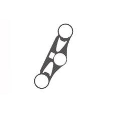 Ochranné nálepky na "okuliare" PUIG X-TREME 4759C karbónový vzhľad