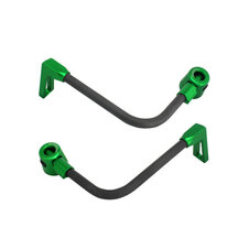 Lever guard ACCOSSATO with black hose and joint right + left , carbon