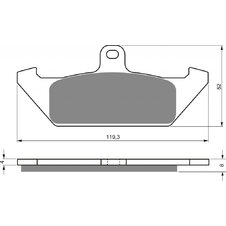 Brzdové obloženie GOLDFREN 101 S3