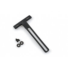 Nylonový držiak nastaviteľný pre homologovanú odrazku PUIG 1553N čierna