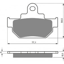 Brzdové obloženie GOLDFREN 046 AD