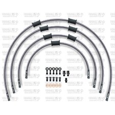 ŠTANDART -predok -sada Venhill POWERHOSEPLUS BMW-10012FB (4 hadice v sade) priehľadné hadice, čierne koncovky