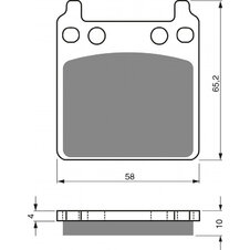 Brzdové obloženie GOLDFREN 171 S3