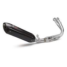 Výfuk kompletný 2x1 MIVV SUONO K.029.L9 čierna oceľ