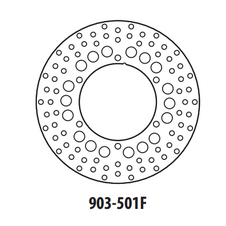 Brzdový kotúč GOLDFREN 903-501F predné 245 mm