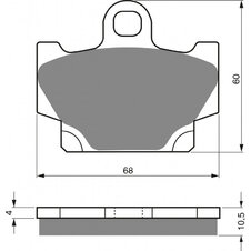 Brzdové obloženie GOLDFREN 113 AD  OFF-ROAD FRONT