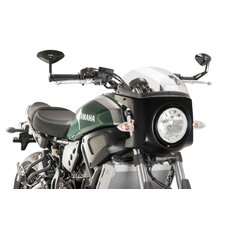 Plexi na motorku PUIG SEMI-FAIRING 9187W karbónový vzhľad priehľadné