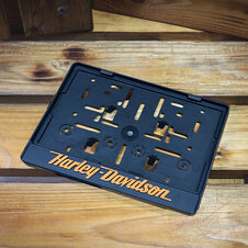 Podložka ŠPZ - Harley oranžová