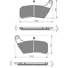 Brzdové obloženie GOLDFREN 366 AD  STREET