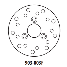 Brzdový kotúč GOLDFREN 903-003F predné 155 mm