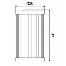 Olejový filter CHAMPION COF069 100609915