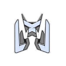 Tank pad PUIG SPECIFIC 9463C karbónový vzhľad s bočnou časťou