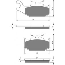 Brzdové obloženie GOLDFREN 295 K5
