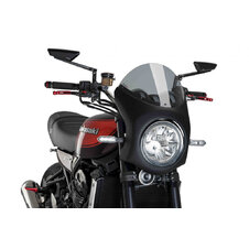Plexi na motorku PUIG SEMI-FAIRING 9596H karbónový vzhľad dymové
