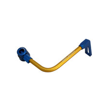 Lever guard ACCOSSATO with gold hose and joint right, aluminium