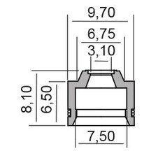 Gufero RMS 100669230 drieku ventilu