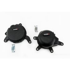 Ochranné kryty motora PUIG 20141N čierna zahrnuje pravý a ľavý kryt