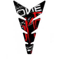 Tankpad JMT čierna matná červená 223X134 mm