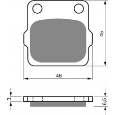 Brzdové obloženie GOLDFREN 077 AD