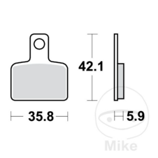 Brzdové obloženie LUCAS MCB 851 Štandard