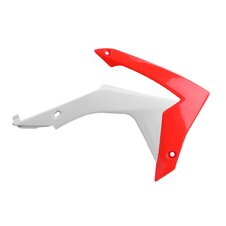 Spojler chladiča POLISPORT 8417100001 (pár) červeno CR 04/biela