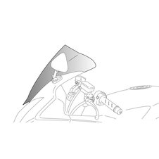 Plexi štít PUIG RACING 5249H dymové