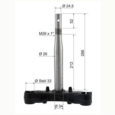 Okuliare prednej vidlice RMS 121570491