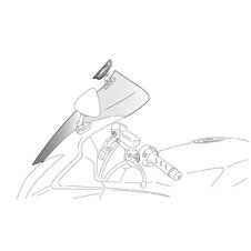 Plexi štít PUIG TOURING WITH VISOR 5900H dymové