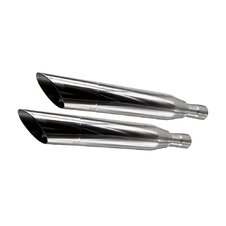 Dvojitá koncovka výfuku Slip - on GPR SHASH HD.24.SL leštená nerezová oceľ including removable db killers and link pipes