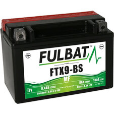 Bezúdržbový motocyklový akumulátor FULBAT FTX9-BS (YTX9-BS)