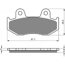 Brzdové obloženie GOLDFREN 103 K5