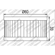 Olejový filter CHAMPION COF036 100609455