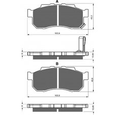 Brzdové obloženie GOLDFREN 339 S33 OFF-ROAD FRONT