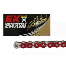 QX-krúžková reťaz -Made in JAPAN EK 525 SRX 1 L červená