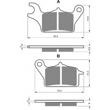 Brzdové obloženie GOLDFREN 358 S3