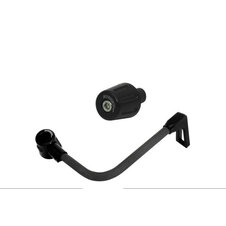 Lever guard ACCOSSATO with black hose and joint right, carbon