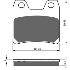 Brzdové obloženie GOLDFREN 222 S3